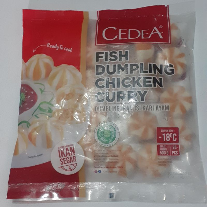 

Cedea Dumpling Ikan Kari Ayam isi 25pcs