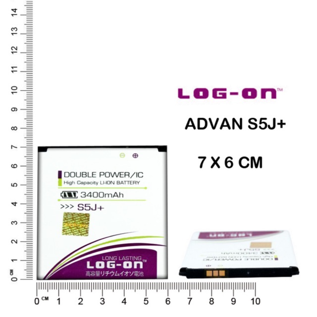 BATERAI LOG ON ADVAN S5J+ DOUBLE POWER DOUBLE IC