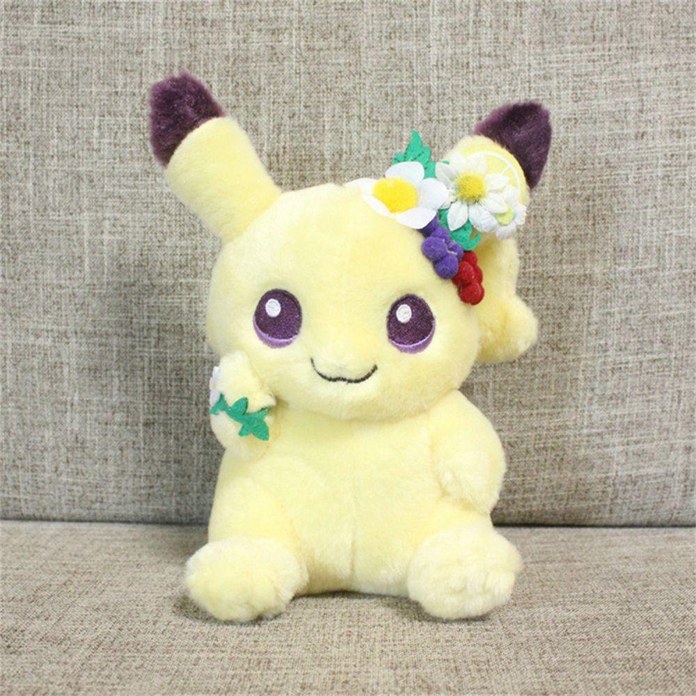 Quinton Pokemon Mainan Mewah Koleksi Hadiah Ulang Tahun Anime Untuk Anak Kartun Paskah Eevee Boneka Mainan