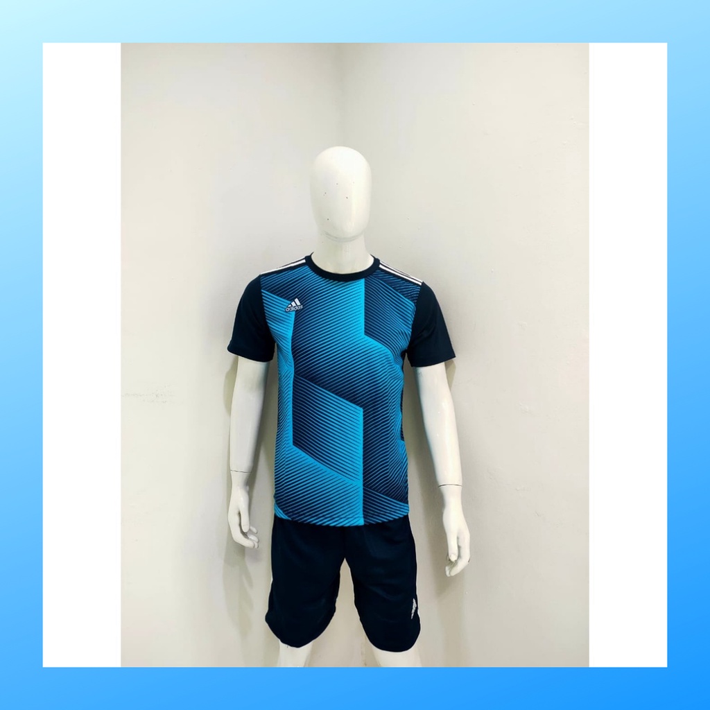 jersey futsal pria kaos sepak bola baju dan celana setelan wanita dewasa t-shirt outfit seragam jarsey kostum olahraga pakaian apparel sport jersy soccer casual jersi suit AD164 turqis