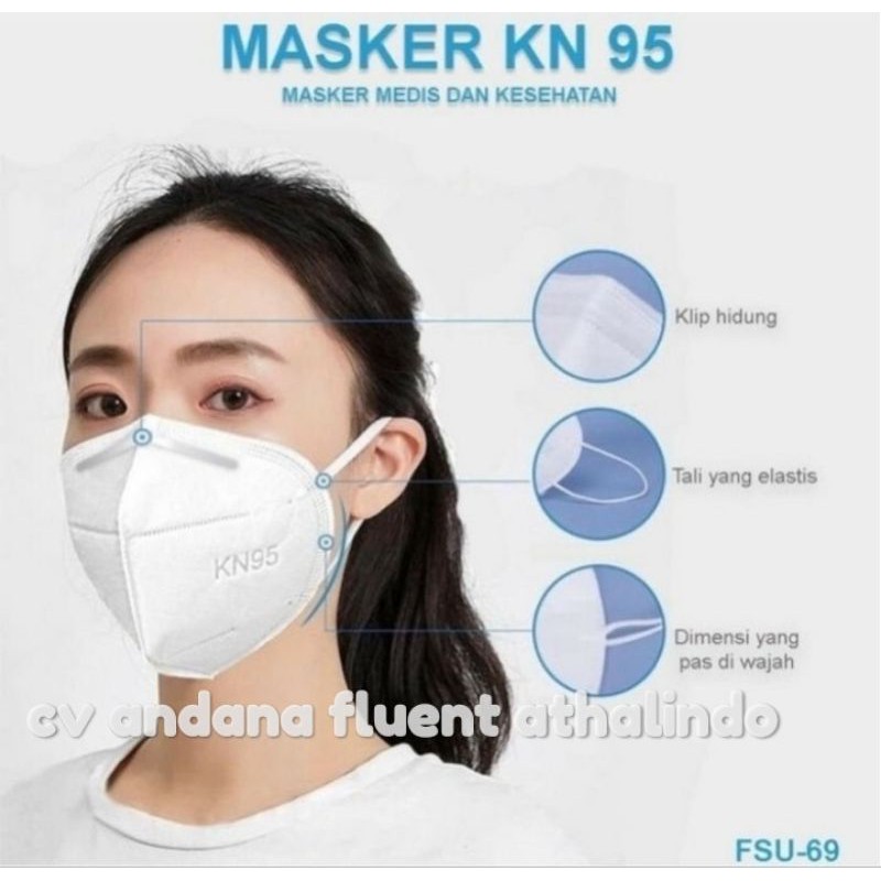 masker KN95 ECER satuan masker medis i-care