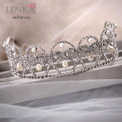 [PRODUK TERMURAH] AKSESORIS PERNIKAHAN MAHKOTA PESTA BRIDAL CROWN MPW010