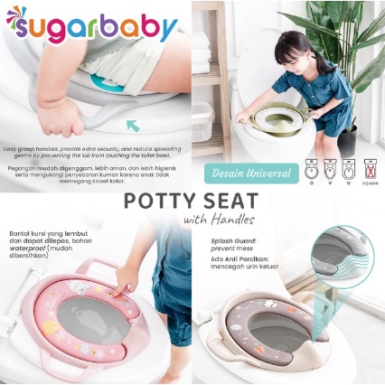 Potty Seat with Handle Sugar Baby dudukan toilet