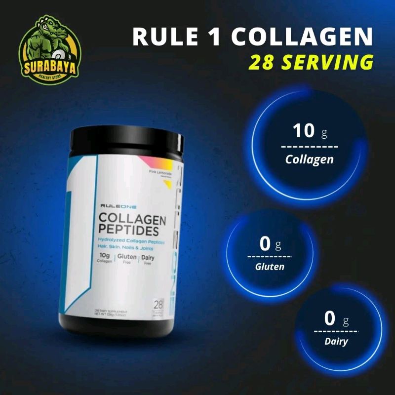 RULE 1 COLLAGEN 28 SERVING R1 RULE ONE BEAUTY ON SKIN CARE SUPLEMEN RULE1 SKINCARE COLAGEN