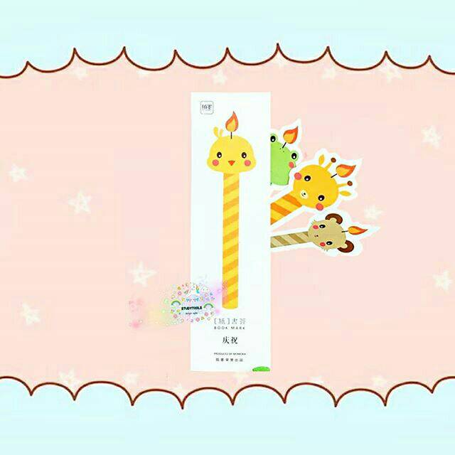 

ANIMAL CANDLE BOOKMARK