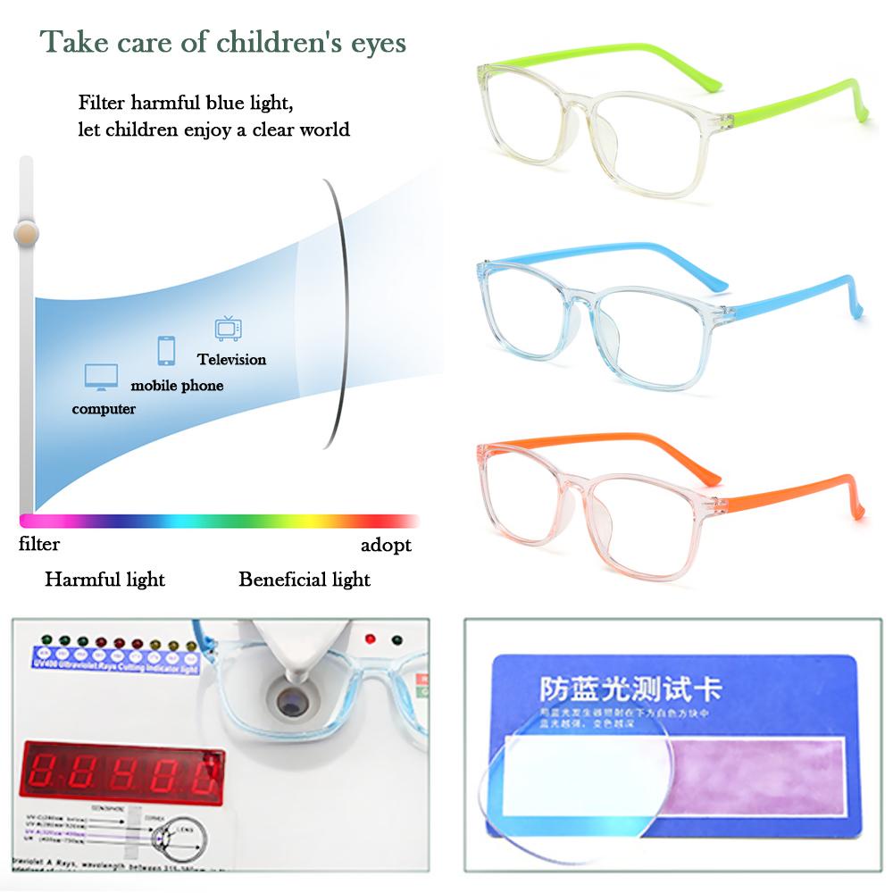 WONDER Kacamata Anak-Anak Fashion Kelas Online Pelindung Mata Frame Ultra Ringan