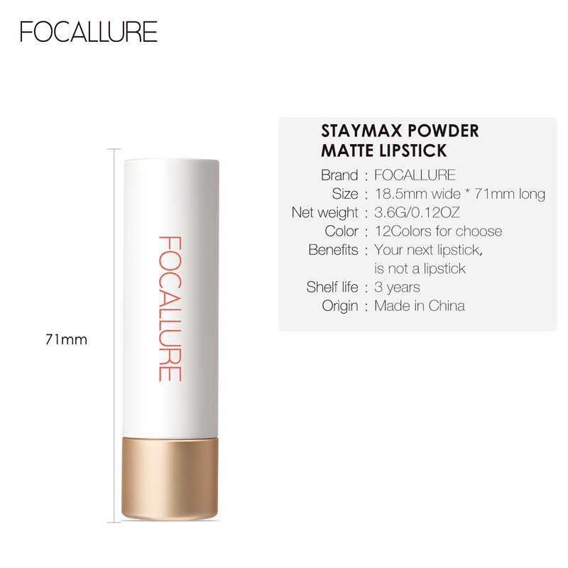 Focallure Staymax Lipstick Powder Lipstick Matte Focallure Lipstik Matte Focallure Lipmatte Focallure Lipstik Focallure Lipstick Focallure Focallur Fucallure Focalure Foccalure