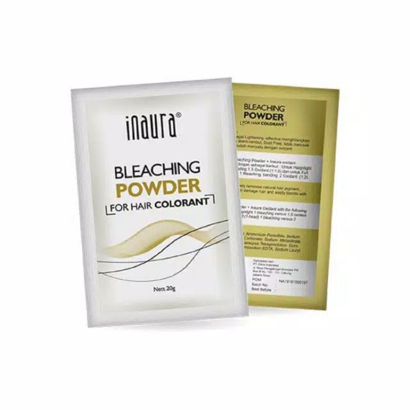 INAURA Bleaching Powder For Hair Colorant Dust Free 20g