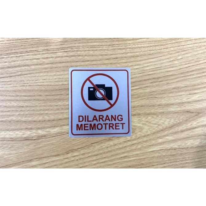 

STIKER RAMBU PERINGATAN DILARANG MEMOTRET/FOTO ncest17 dijamin