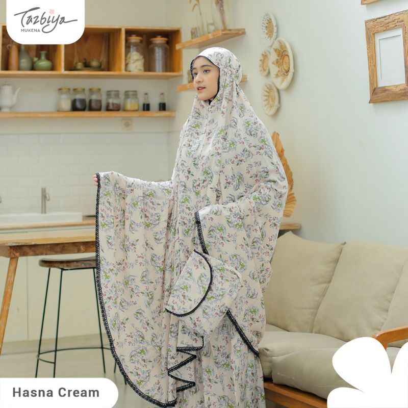 Mukena Tazbiya Allover Hasna Series Allsize