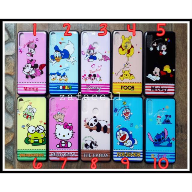 Case Oppo A5 2020 / A9 2020 hardcase softcase Glossy Motif Free Antigores Full Protection