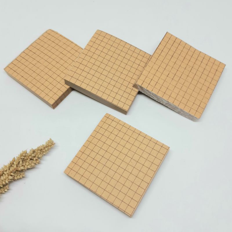 Notepad Craft Vintage Coklat  Murah Memopad Kota Titik garis Polos Catatan Pengingan-Grid/Kotak - CRAFT