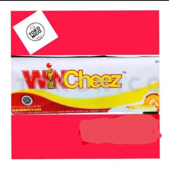 

Keju Cheddar Merek WinCheez 2 Kg