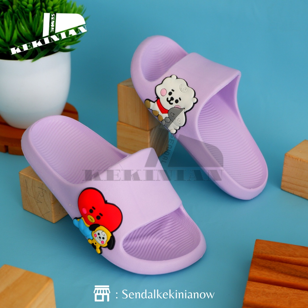 Sandal Slop/Sendal Slide anak-anak Laki-Laki Perempuan Lucu Karakter Anti Air tidak licin dan ringan