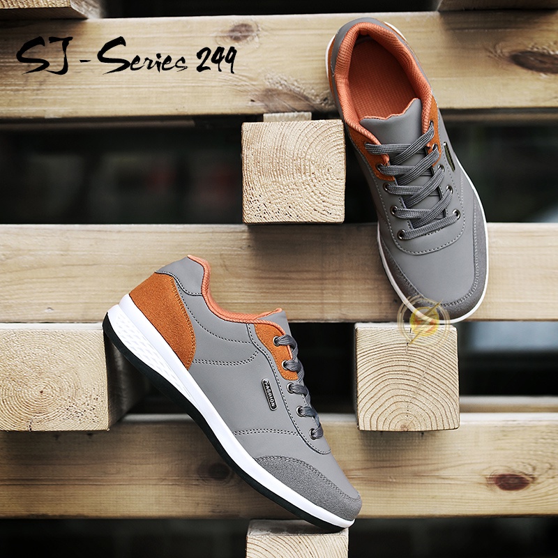 [JWALK] (FREE BOX)  Sepatu Sneakers Pria Fashion Trendy Bisa COD Kualitas Import Premium - 249