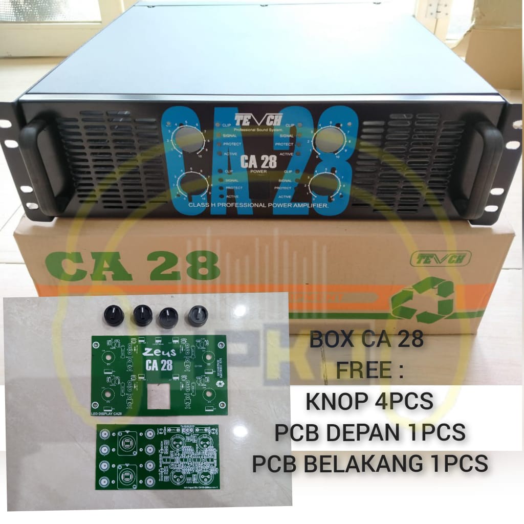 BOX POWER CA28 CA 28 AMPLIFIER 4CHANNEL 4 CHANNEL 4CH box power amplifier