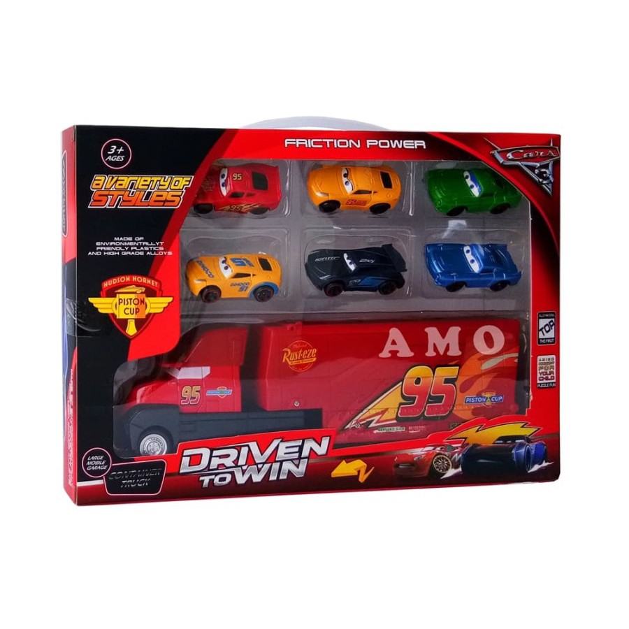 Mainan Anak Mobil Mobilan DIECAST TRUCK CONTAINER CARS 774A - KADO hADIHA MAINAN MOBILAN ANAK LAKI-LAKI