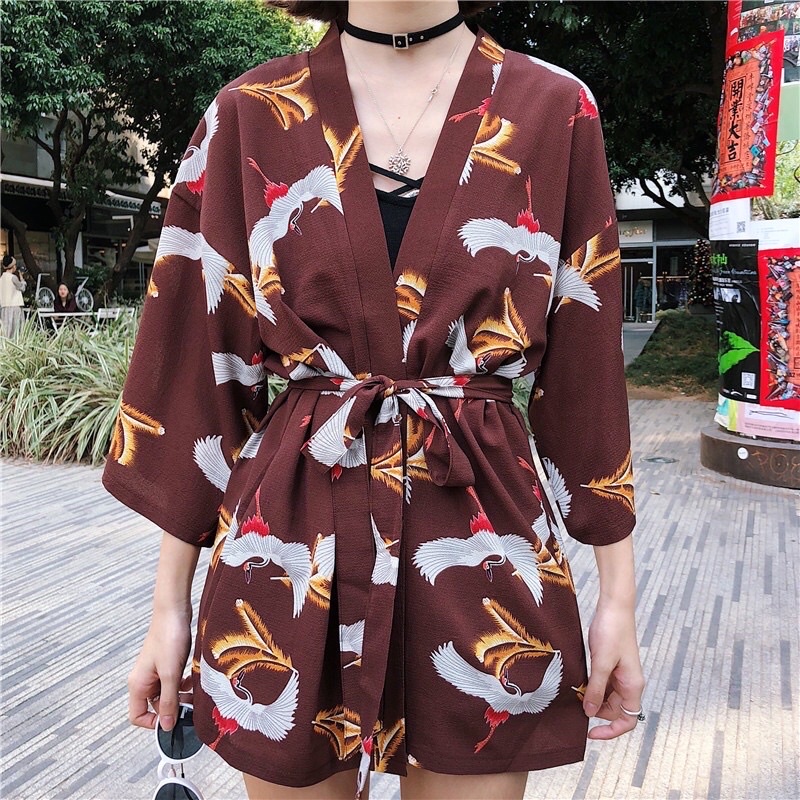 KIMONO CARDINGAN IMPORT WANITA KOREA JEPANG HARAJUKU ORIGINAL NEW13