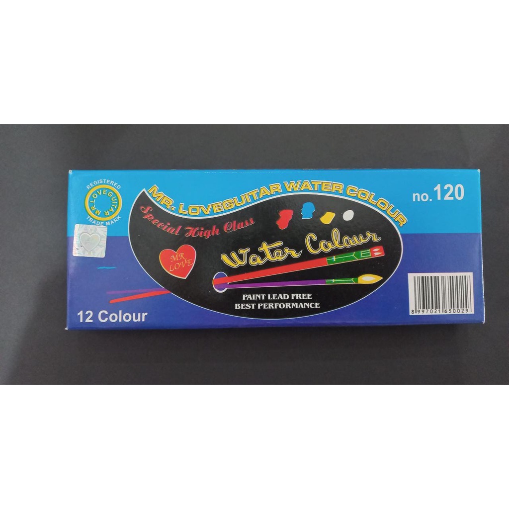 

Water Color | Cat Air Polar Guitar 120 12 warna | 12 color / Water Color / Polar