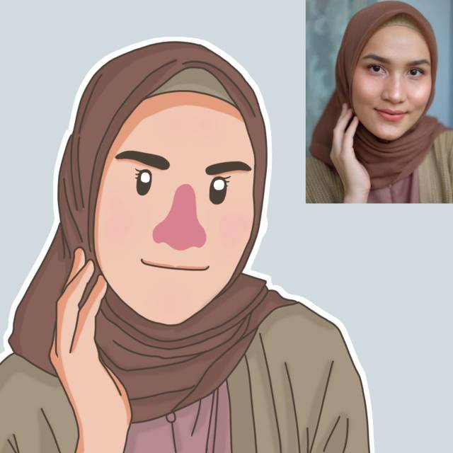 sketsa wajah /gambar karikatur