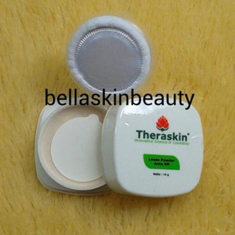 BEDAK TABUR theraskin loose powder acne KN - bedak tabur anti jerawat