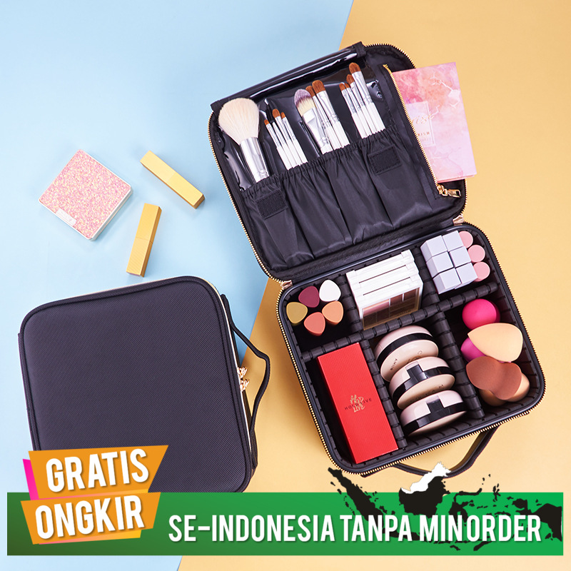 Tas Rias Pengantin Mini Small Travel Storage Make-up Bag Korean Large Capacity Multi-functional Port