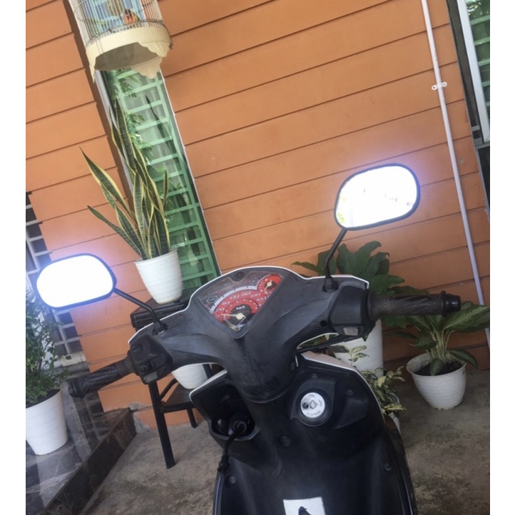 Spion mio standar spion gagang hitam universal semua motor yamaha sepasang kanan kiri