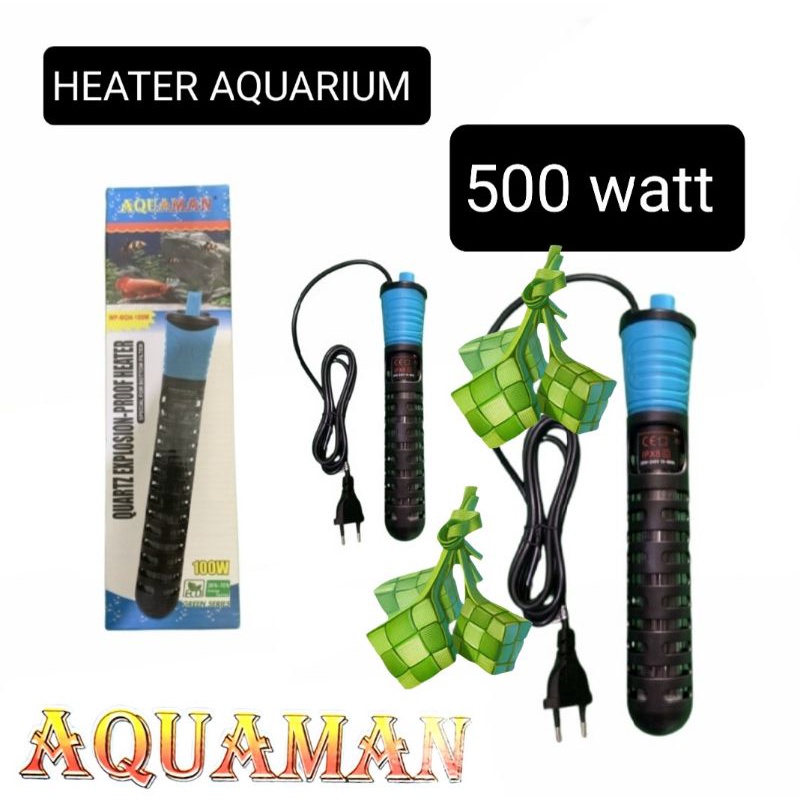 AQUAMAN WP 500 WATT HEATER AQUARIUM  PEMANAS AIR AQUARIUM