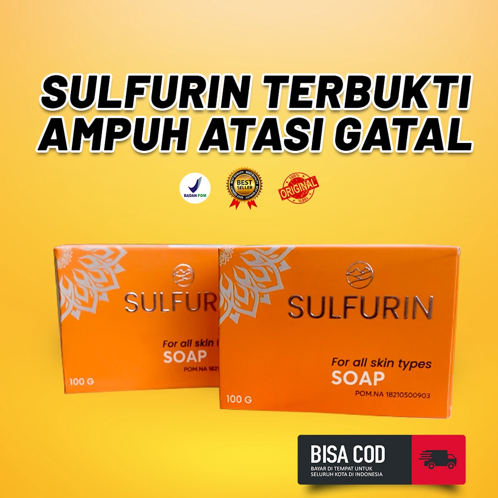 Solusi GATAL Eksim Alergi Biduran Herbal Sulfur Belerang SULFURIN