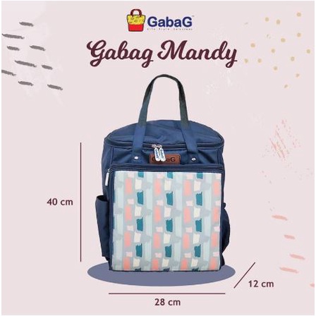 Gabag Mandy - Backpack Series Free 2 Ice Gel 500gr- Cooler Bag - Pendingin - Tas Asi