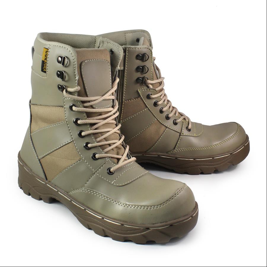 Sepatu boots safety PDL 511 9inch Ninja Cream
