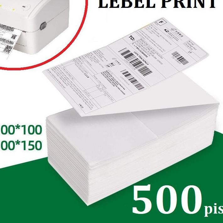 

Berkualitas! GOGO Kertas Lebel Thermal 100x150 isi 500 Lembar Sticker Receipt Printer Bare Xpinter ...