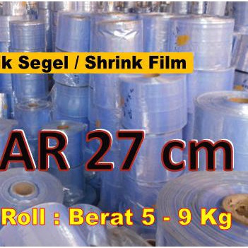 

➸ PLASTIK SEGEL 27 CM x 25M ( Shrink Film ) ☏