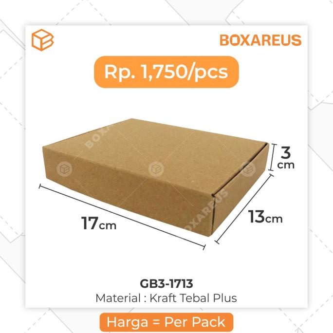 

favorit] Gift Box Kotak Packing Packaging Souvenir Brown 17x13x3cm | GB3