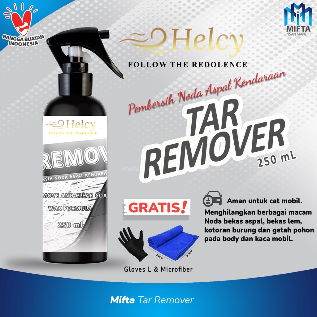 TAR REMOVER PENGHILANG NODA ASPAL / HELCY TAR &amp; BUG REMOVER