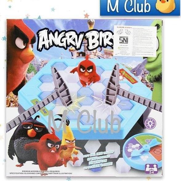 Mainan jebakan es angry bird Penguin trap angry bird