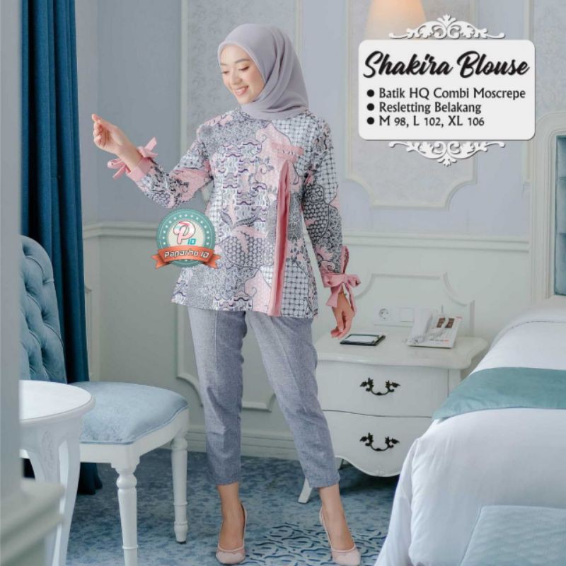 Blouse Wanita • Blouse Wanita Lengan Panjang • Blouse Batik Wanita