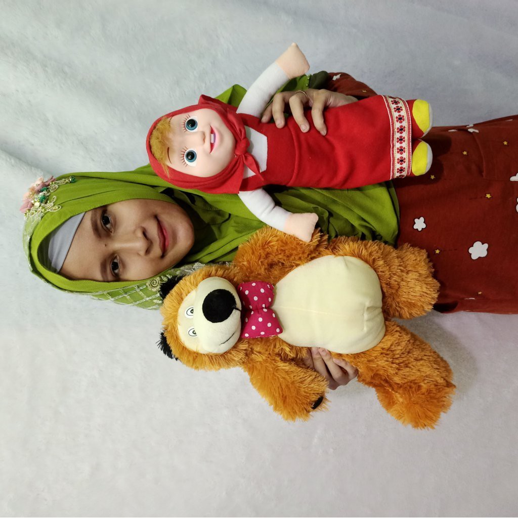 Boneka Marsha &amp; bear sepasang