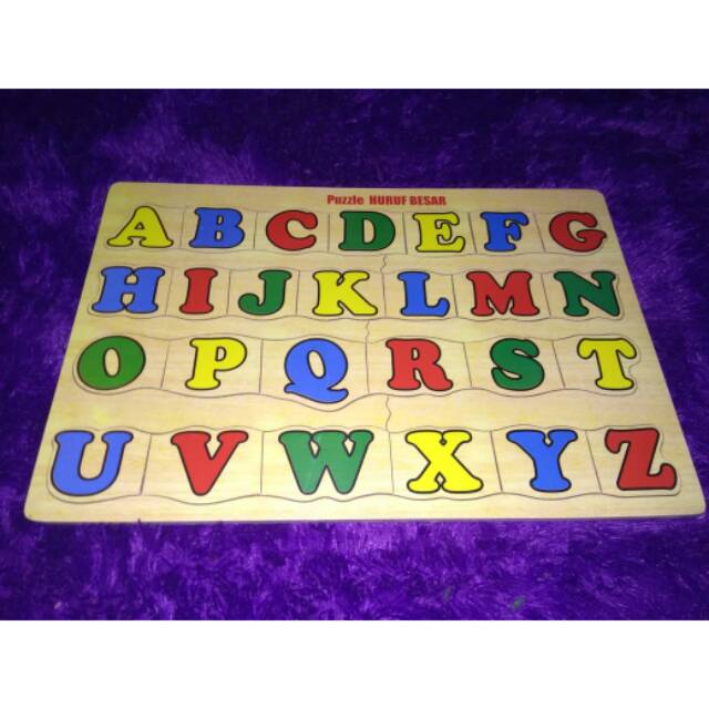 PUZZLE HURUF ABJAD BESAR