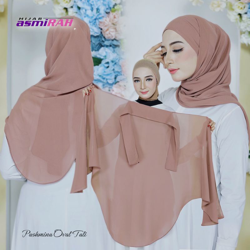 Jilbab pashmina oval shawl Tali Malaysia versi oval ,pashmina malaysia pashmina oval