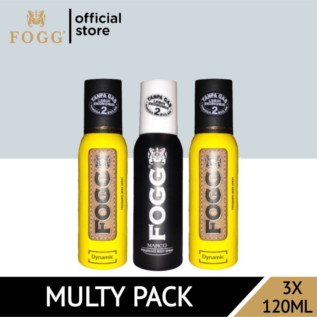 TRIPLE PACK - FOGG Perfume Bodyspray 120mL