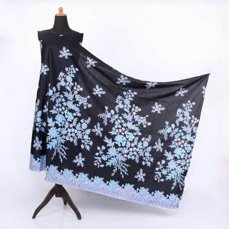 KAIN BATIK PEKALONGAN motif sakura bahan katun prima ukuran 2meter bahan kebaya