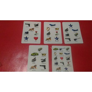 picture card alat sulap tebak gambar ajaib 5 kartu