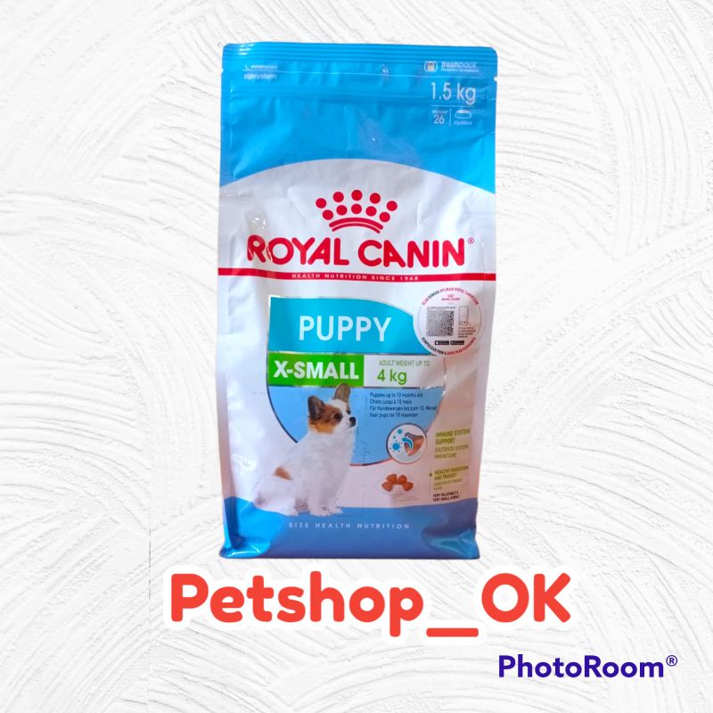 Royal Canin X-Small Puppy 1,5kg / Makanan anak anjing