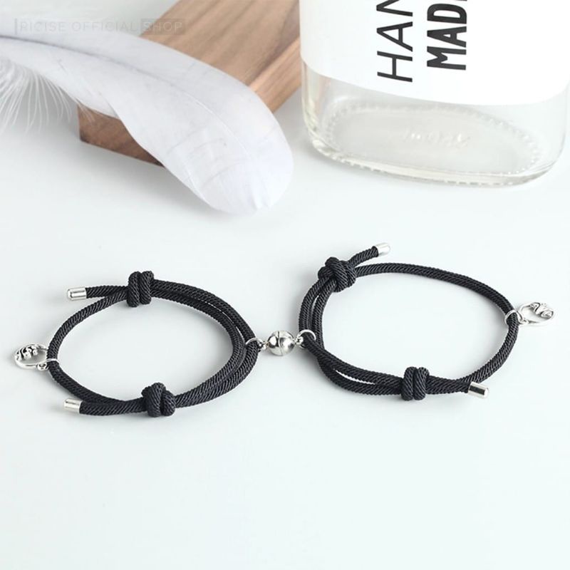 (ACC57) Gelang Couple Magnet 1 Pasang/ 2pcs Vintage Gelang Persahabatan