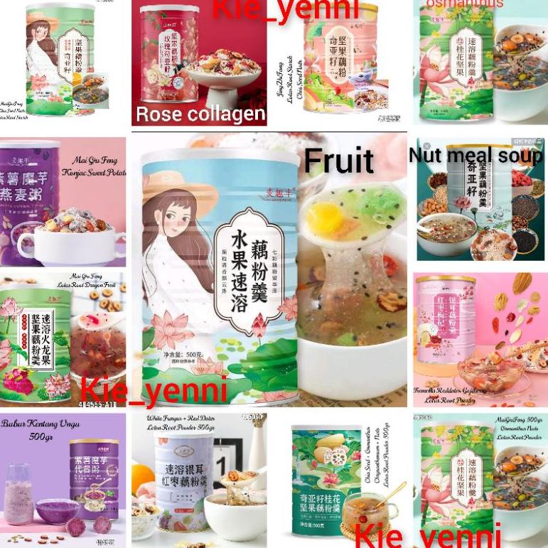 

✽Terkini➠ Lotus Root Powder/OUFEN/ bubur akar teratai / makanan diet sehat/ sarapan diet oufen/ chia seed /qiya seed/bubuk teratai 48 ➠