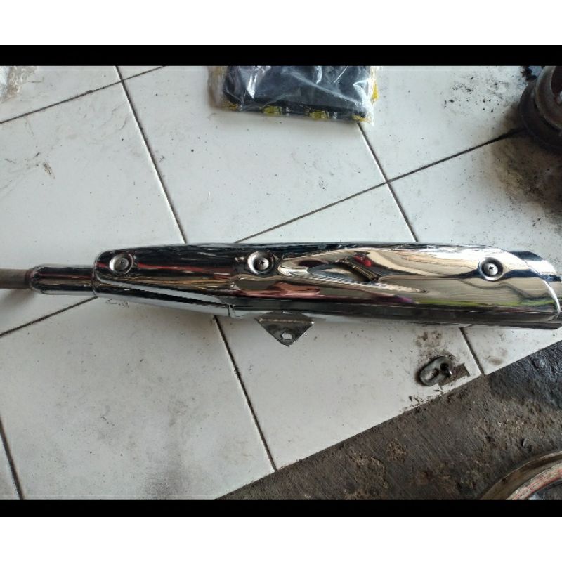 knalpot standar karisma/supra 125 lama
