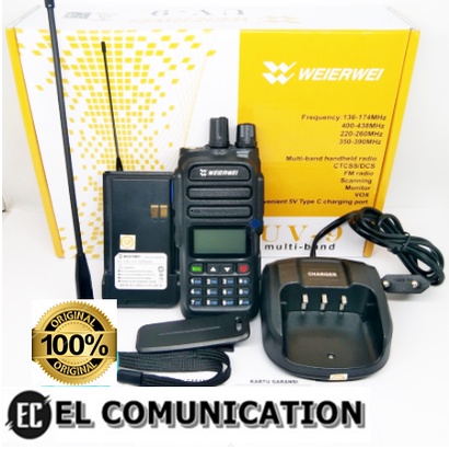 HT WEIERWEI UV9 UV 9 4BAND ORIGINAL - HT WEIRWEI UV 9 UV9 4 BAND MURAH