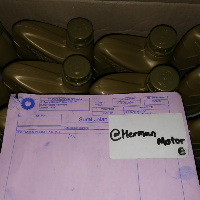 Oli matic Gulf AT Multi Vehicle ATF T-IV, D-III, SP-III, ATF-Z1, F-1