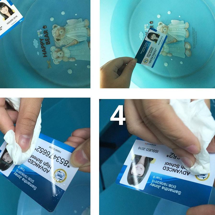 

Spesial Kartu PVC ID Card 0,76 White uk 8.6 x 5.4 cm Kertas PVC printer inkjet !